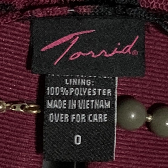 Torrid 2 Piece Lace Overlay Top - Picture 3 of 3